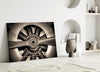 Propeller Glass Wall Art by Insigneart USA