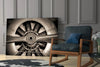 Propeller Glass Wall Art by Insigneart USA