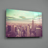 New York City Glass Wall Art by Insigneart USA