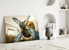 Airplane Glass Wall Art by Insigneart USA