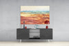 Abstract Mountains Glass Wall Art by Insigneart USA