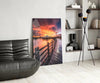 Bridge of Love Glass Wall Art by Insigneart USA