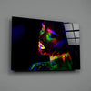 Neon Woman Glass Wall Art by Insigneart USA