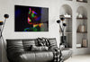 Neon Woman Glass Wall Art by Insigneart USA
