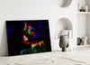 Neon Woman Glass Wall Art by Insigneart USA