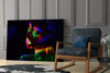 Neon Woman Glass Wall Art by Insigneart USA
