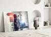 Digital Astronaut Glass Wall Art by Insigneart USA