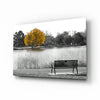 Yellow Tree Glass Wall Art by Insigneart USA