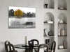 Yellow Tree Glass Wall Art by Insigneart USA