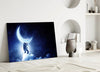 Moon bearer Glass Wall Art by Insigneart USA