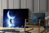Moon bearer Glass Wall Art by Insigneart USA