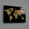 World Map Glass Wall Art by Insigneart USA