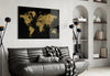 World Map Glass Wall Art by Insigneart USA