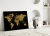 World Map Glass Wall Art by Insigneart USA