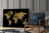 World Map Glass Wall Art by Insigneart USA