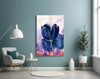 Tulip Glass Wall Art by Insigneart USA