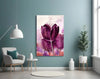 Tulip Glass Wall Art by Insigneart USA