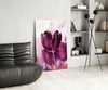 Tulip Glass Wall Art by Insigneart USA