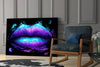 Lip Glass Wall Art by Insigneart USA