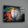 Brain Glass Wall Art by Insigneart USA