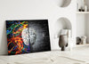 Brain Glass Wall Art by Insigneart USA
