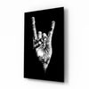 Horns Hands Glass Wall Art by Insigneart USA