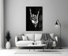 Horns Hands Glass Wall Art by Insigneart USA