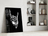 Horns Hands Glass Wall Art by Insigneart USA