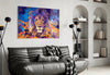 Lion Glass Wall Art by Insigneart USA