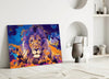 Lion Glass Wall Art by Insigneart USA