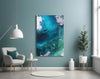 Colors of Abstraction Glass Wall Art by Insigneart USA