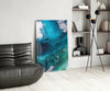 Colors of Abstraction Glass Wall Art by Insigneart USA