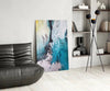 Colors of Abstraction Glass Wall Art by Insigneart USA