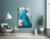 Colors of Abstraction Glass Wall Art by Insigneart USA