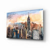 New York City Glass Wall Art by Insigneart USA