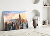 New York City Glass Wall Art by Insigneart USA