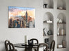 New York City Glass Wall Art by Insigneart USA