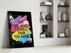 “You Are More Talented Than You Think” Glass Wall Art by Insigneart USA