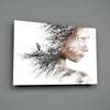 Woman Bird Glass Wall Art by Insigneart USA