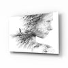 Woman Bird Glass Wall Art by Insigneart USA