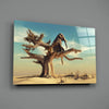 Thinking Elephant Glass Wall Art by Insigneart USA