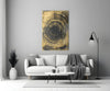 Abstract Loop Glass Wall Art by Insigneart USA