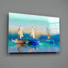 Sailboat Glass Wall Art by Insigneart USA
