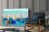 Sailboat Glass Wall Art by Insigneart USA