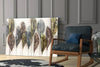 Feathers Glass Wall Art by Insigneart USA