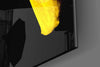 Yellow Story Glass Wall Art by Insigneart USA