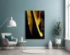 Yellow Story Glass Wall Art by Insigneart USA