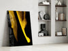Yellow Story Glass Wall Art by Insigneart USA
