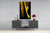 Yellow Story Glass Wall Art by Insigneart USA