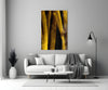 Yellow Story Glass Wall Art by Insigneart USA